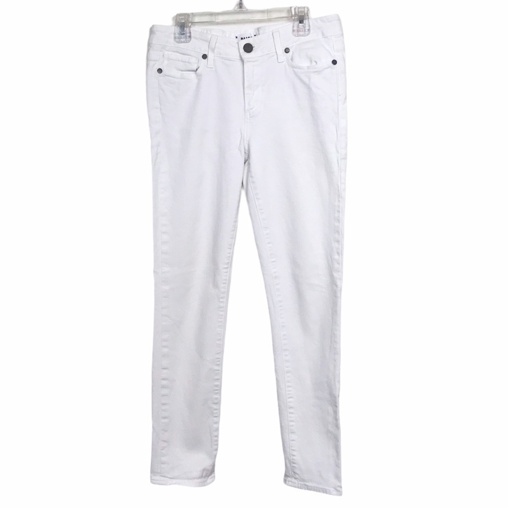PAIGE Women's White Skinny Jeans